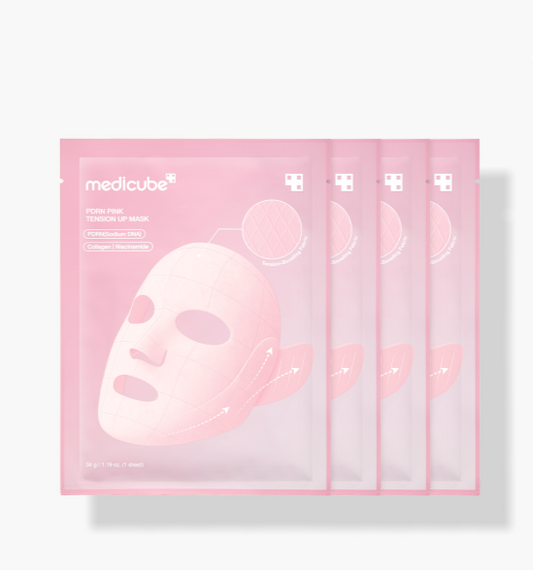 medicube PDRN PINK TENSION UP MASK SET 34g X 4ea - LUUELA