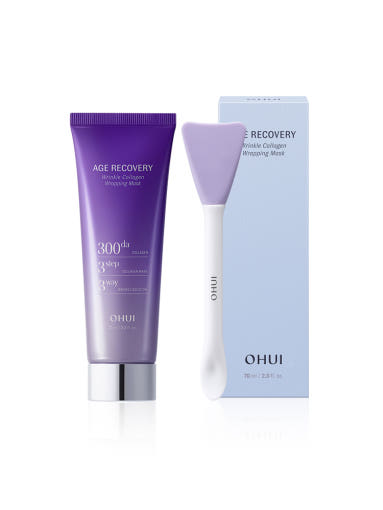 O HUI Age Recovery Wrinkle Collagen Wrapping Mask 70ml - LUUELA