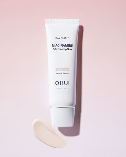 O HUI DAY SHIELD NIACINAMIDE 5% Tone Up Sun SPF50+ PA++++ 50ml - LUUELA