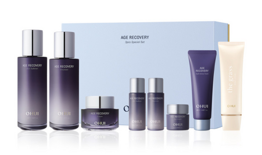 O HUI Age Recovery 3pcs Special Set (Skin 150ml+Emulsion 140ml+Cream 25ml) - LUUELA