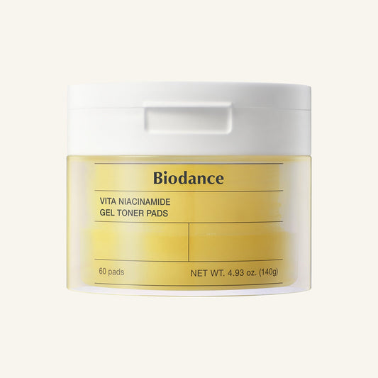 Biodance Vita Niacinamide Gel Toner Pads 140g/60ea - LUUELA