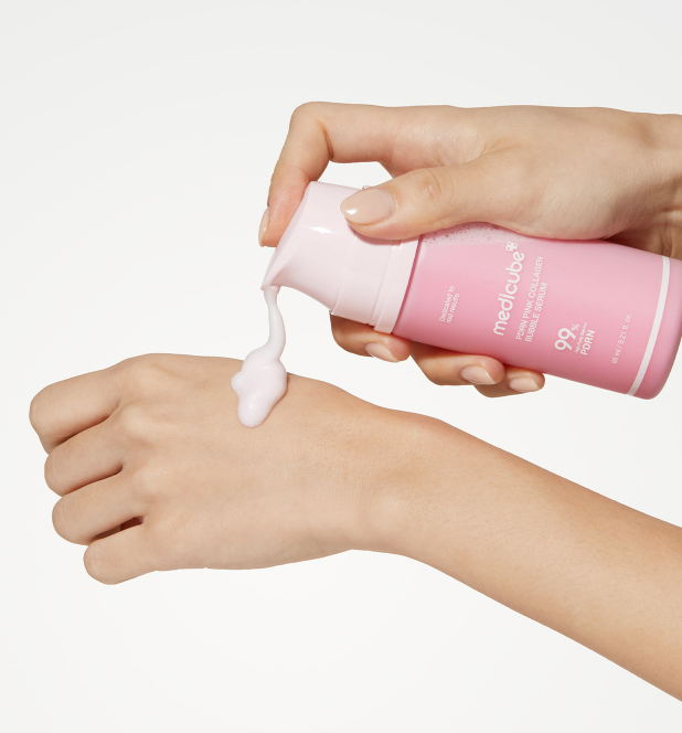 medicube PDRN Pink Collagen Bubble Serum 95ml - LUUELA