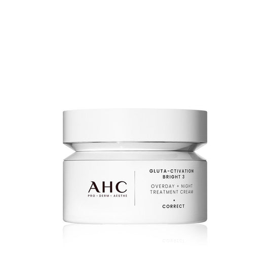 AHC GLUTA-CTIVATION BRIGHT 3 OVERDAY+NIGHT TREATMENT CREAM 50ml - LUUELA