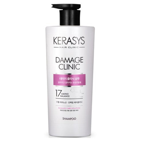 Kerasys Damage Clinic Shampoo (For Damaged Hair) 600ml - LUUELA