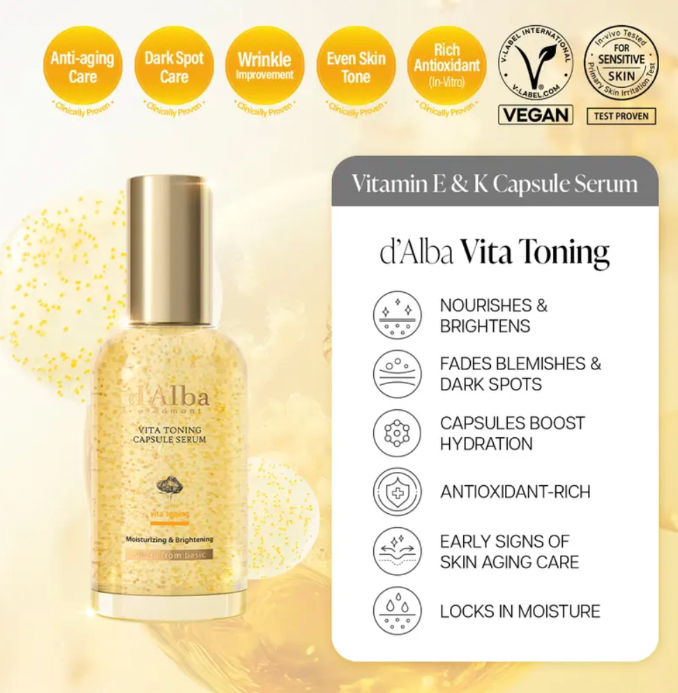 d'Alba Vita Toning Capsule Serum 100ml