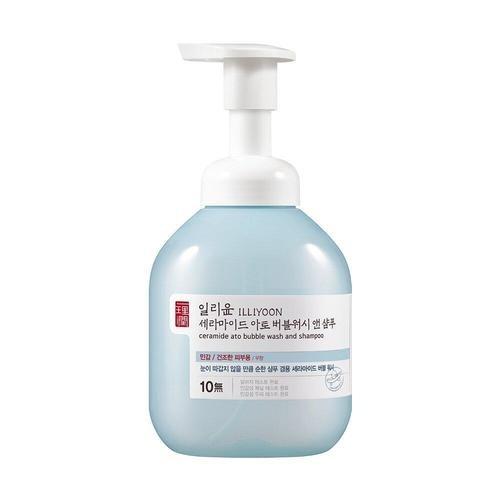ILLIYOON Ceramide Ato Bubble Wash and Shampoo 400ml - LUUELA