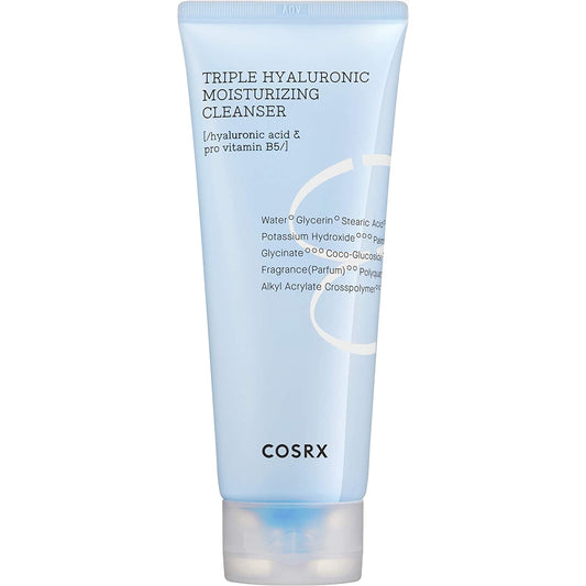 COSRX- Triple Hyaluronic Moisturizing Cleanser- 150ml - LUUELA