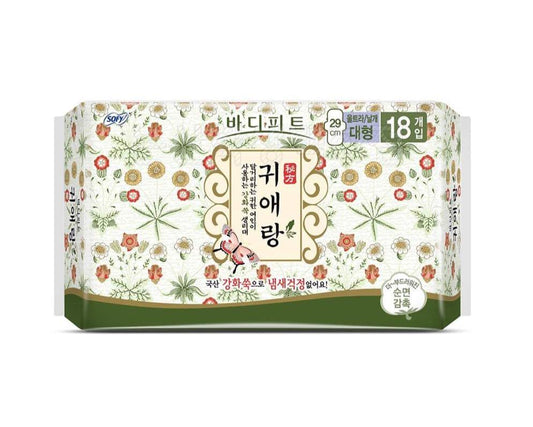 [Sofy Body Fit] Guierang Sanitary Pad (Large 29cm) 18 Pads - LUUELA