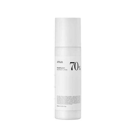 Anua HEARTLEAF 70% DAILY RELIEF LOTION 200ml - LUUELA