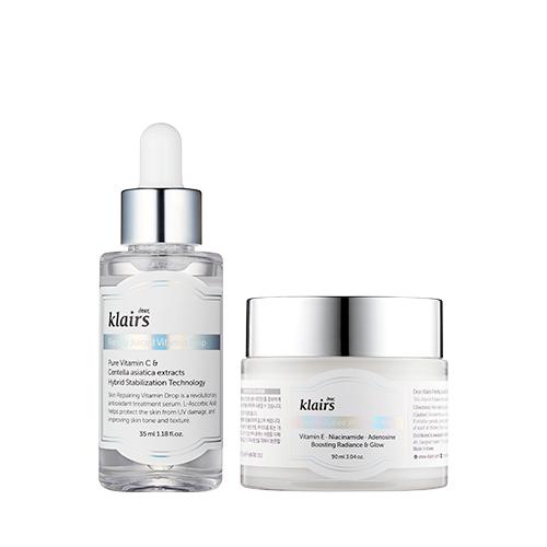 KLAIRS Freshly Juiced Line SET (Serum 35ml + Mask 90ml) - LUUELA