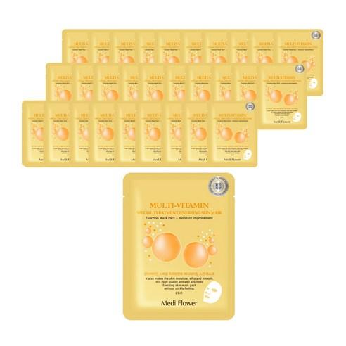 Mediflower Special Treatment Enerzing Skin Sheet Mask Multi Vitamin 23ml x 30ea - LUUELA