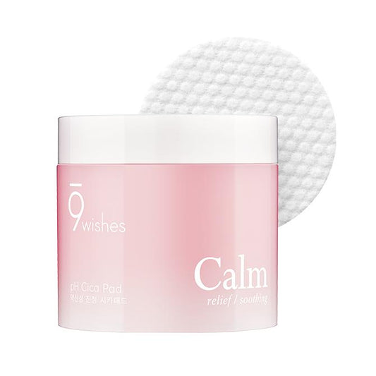 [9wishes] pH Calm Cica Toner Pad 70 sheet - LUUELA