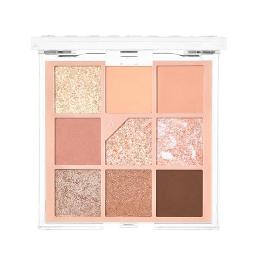 UNLEASHIA Glitterpedia Eye Palette 6.6g #N°3 All Of Coral Pink - LUUELA
