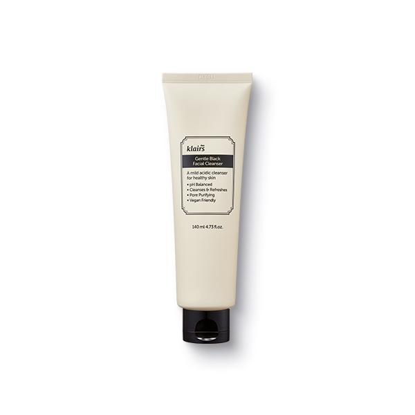 KLAIRS Gentle Black Facial Cleanser 140ml - LUUELA