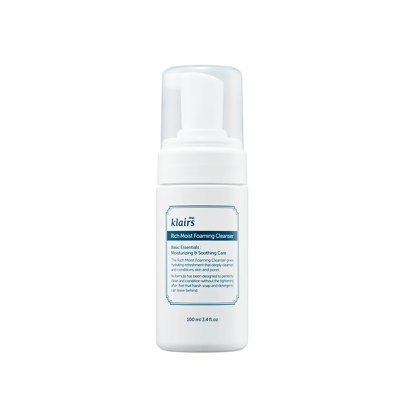KLAIRS Rich Moist Foaming Cleanser 100ml - LUUELA