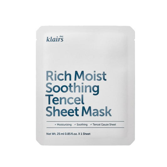 KLAIRS Rich Moist Soothing Tencel Sheet Mask 25ml - LUUELA
