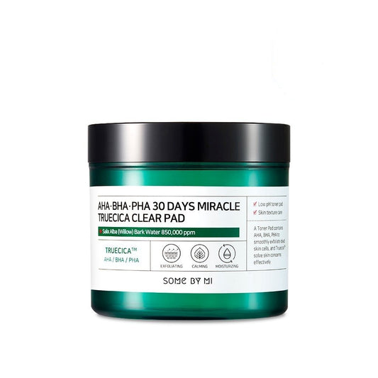 [SOME BY MI] AHA-BHA-PHA 30Days Miracle Truecica Clear Cleansing Pad (70ea/125ml) - LUUELA