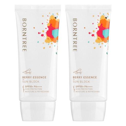BORNTREE Berry Essence Sun Block SPF50+ PA+++ 50ml + 50ml - LUUELA