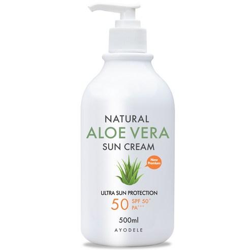 AYODELE Natural Aloe Vera Sun Cream 500ml - LUUELA