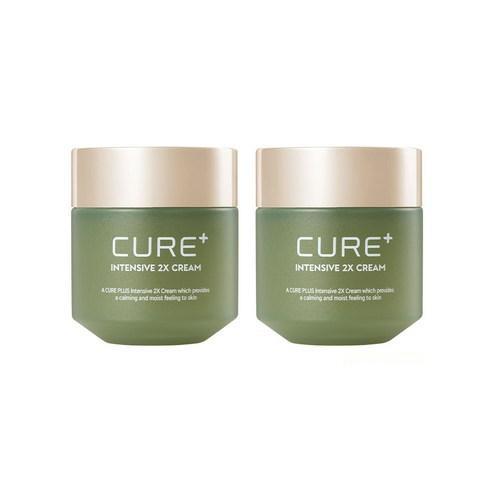 [KIM JEONG MOON Aloe] Cure Plus intensive 2X Cream 50g X 2ea - LUUELA