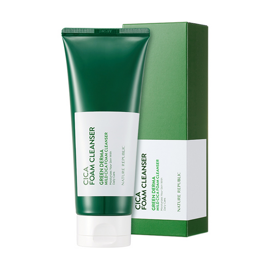 [NATURE REPUBLIC] Green Derma Mild Cica Foam Cleanser 150ml - LUUELA