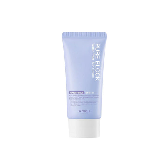 [A'pieu] Pure Block Sun Cream Waterproof Sun Cream SPF50/PA+++ 50ml - LUUELA