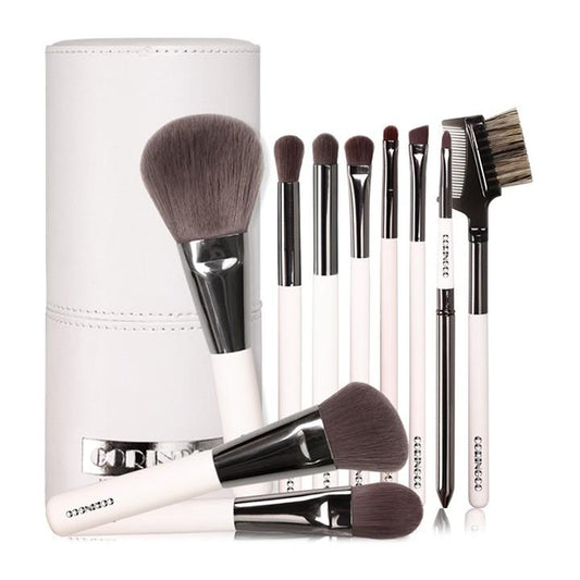 CORINGCO ASH BROWN PROFESSIONAL 10 BRUSH SET - LUUELA
