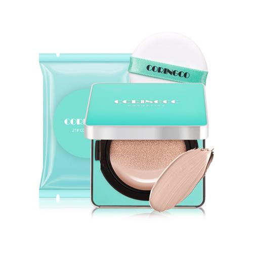 CORINGCO MINTBLOSSOM COVER BB CUSHION 15g + 15g(Refill) SPF50/PA+++ (3 Colors) - LUUELA