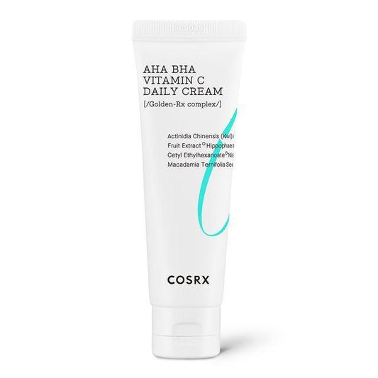 COSRX AHA/BHA Refresh Vitamin C Daily Cream 50ml - LUUELA