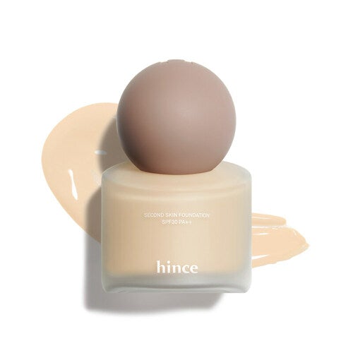 hince Second Skin Foundation 40ml (5 colors) - LUUELA