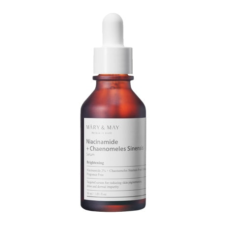 [MARY & MAY] Niacinamide + Chaenomeles Sinensis Serum 30ml - LUUELA