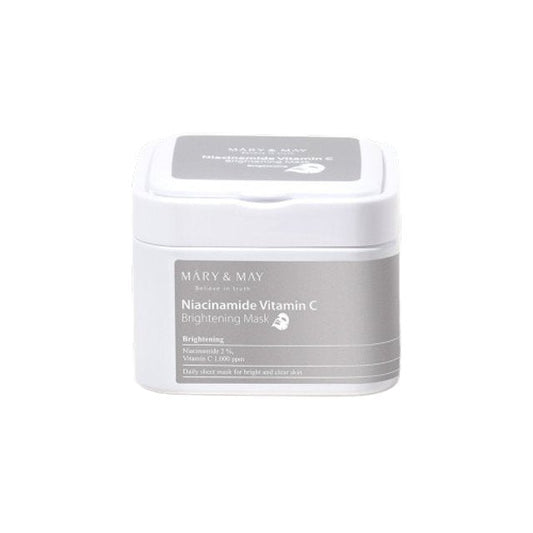 [MARY & MAY] Niacinanide Vitamin C Brightening Sheets 30 Sheets - LUUELA