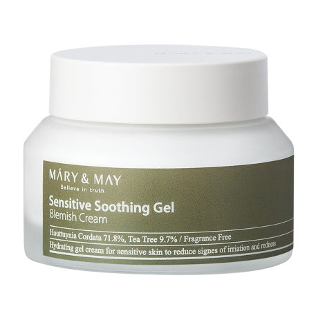 [MARY & MAY] Sensitive Soothing Gel Blemish Cream 70ml - LUUELA