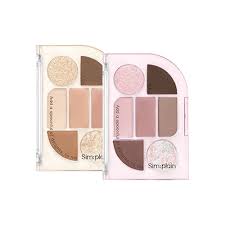 peripera Simplain Eye Palette 1.5gx1.17gx2.18g x 4 (2 Colors) - LUUELA