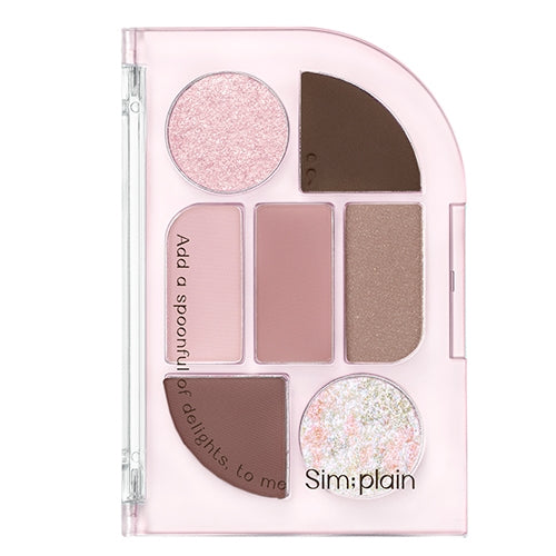 peripera Simplain Eye Palette 1.5gx1.17gx2.18g x 4 (2 Colors) - LUUELA