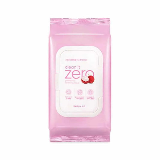 BANILA CO Clean It Zero Lychee Vita Cleansing Tissue 30 Sheets - LUUELA