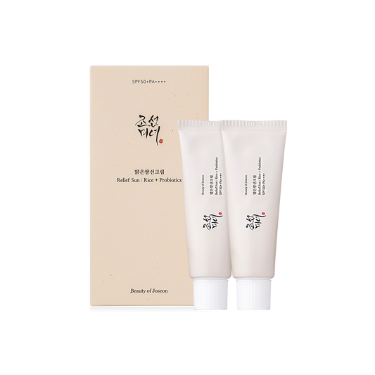[Beauty of Joseon] Relief Sun: Rice + Probiotics (SPF50+ PA++++) Double Pack 50ml X 2ea - LUUELA
