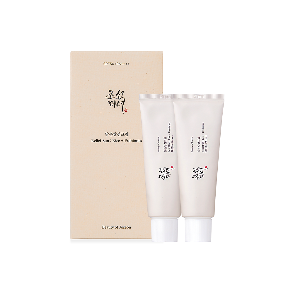 [Beauty of Joseon] Relief Sun: Rice + Probiotics (SPF50+ PA++++) Double Pack 50ml X 2ea - LUUELA
