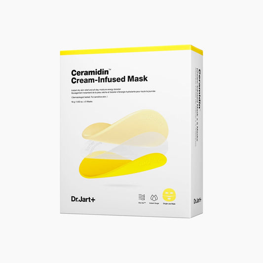 Dr.Jart+ Ceramidin Cream-Infused Mask 18g X 5ea - LUUELA