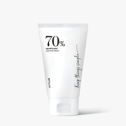 Anua HEARTLEAF 70% SOOTHING CREAM 100ml - LUUELA