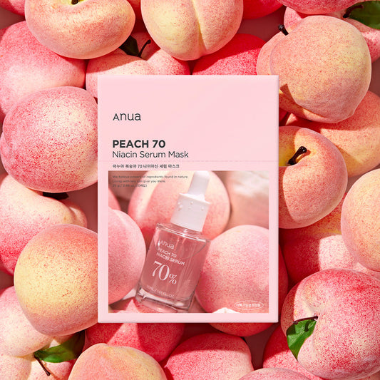Anua Peach 70 Niacin Serum Mask Sheet 25g X 10ea - LUUELA