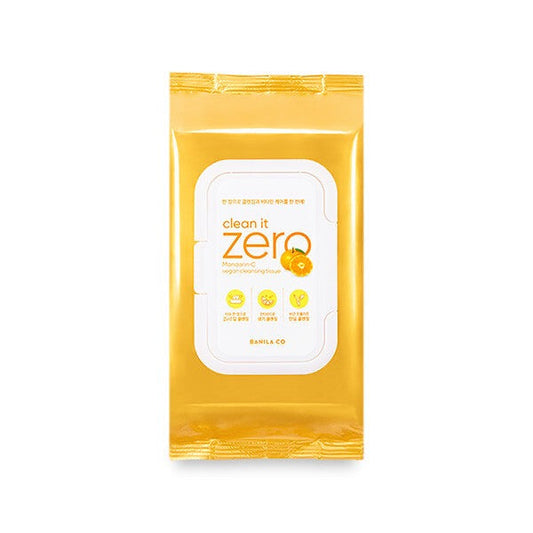 BANILA CO Clean it Zero Mandarin-C VEGAN cleansing Tissue (80 Wipes) - LUUELA