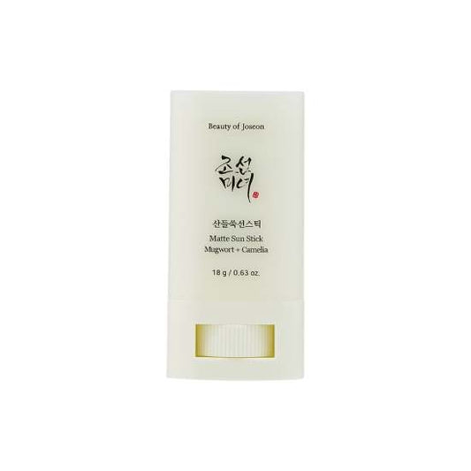 [Beauty of Joseon] Matte sun stick : Mugwort + Camelia 18g (SPF50+ PA++++) - LUUELA