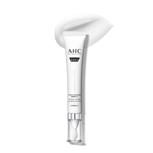 AHC Pro Shot GlutA-ctivation Bright 3 Capsule-Infused Eye Cream For Face 30ml - LUUELA
