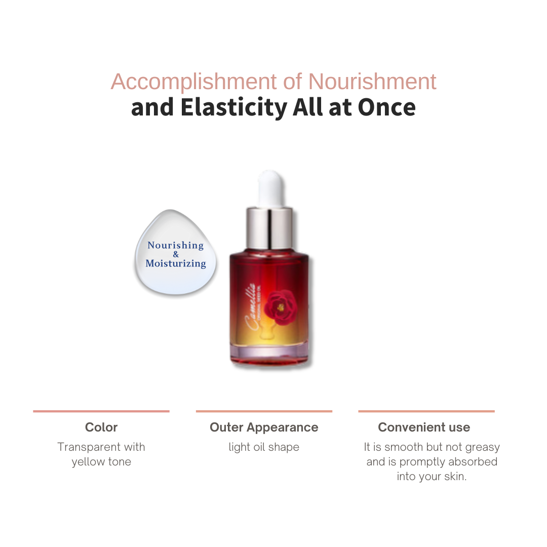 [JEJU INDI] Camellia Original Seed Oil 30ml - LUUELA