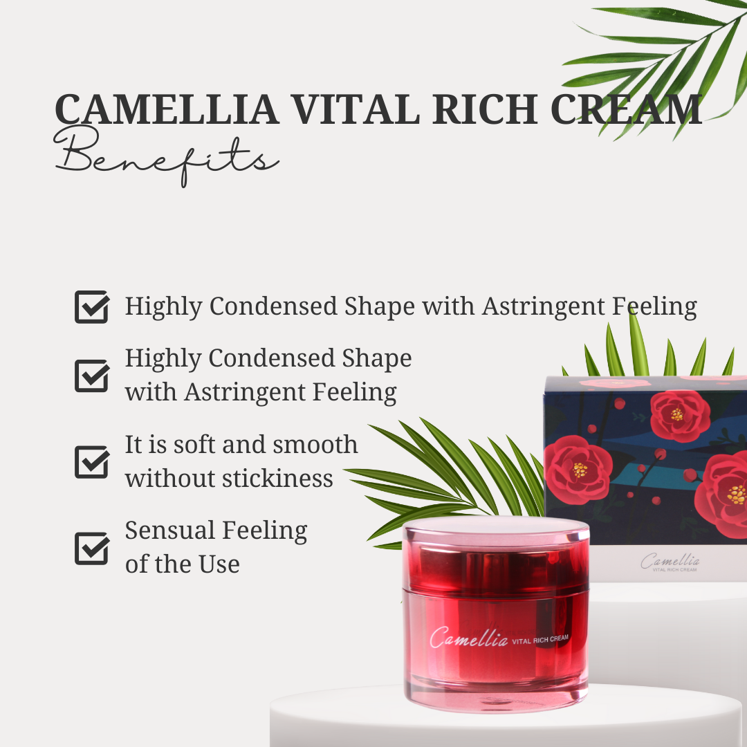 [JEJU INDI] Camellia Vital Rich Cream 50ml - LUUELA