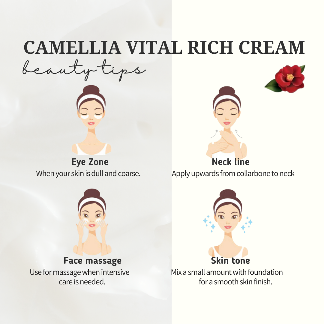 [JEJU INDI] Camellia Vital Rich Cream 50ml - LUUELA