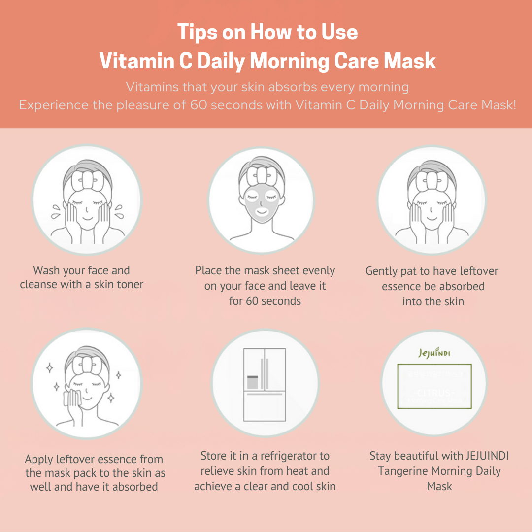 [JEJU INDI] Vitamin C Daily Morning Care Mask 380g - LUUELA