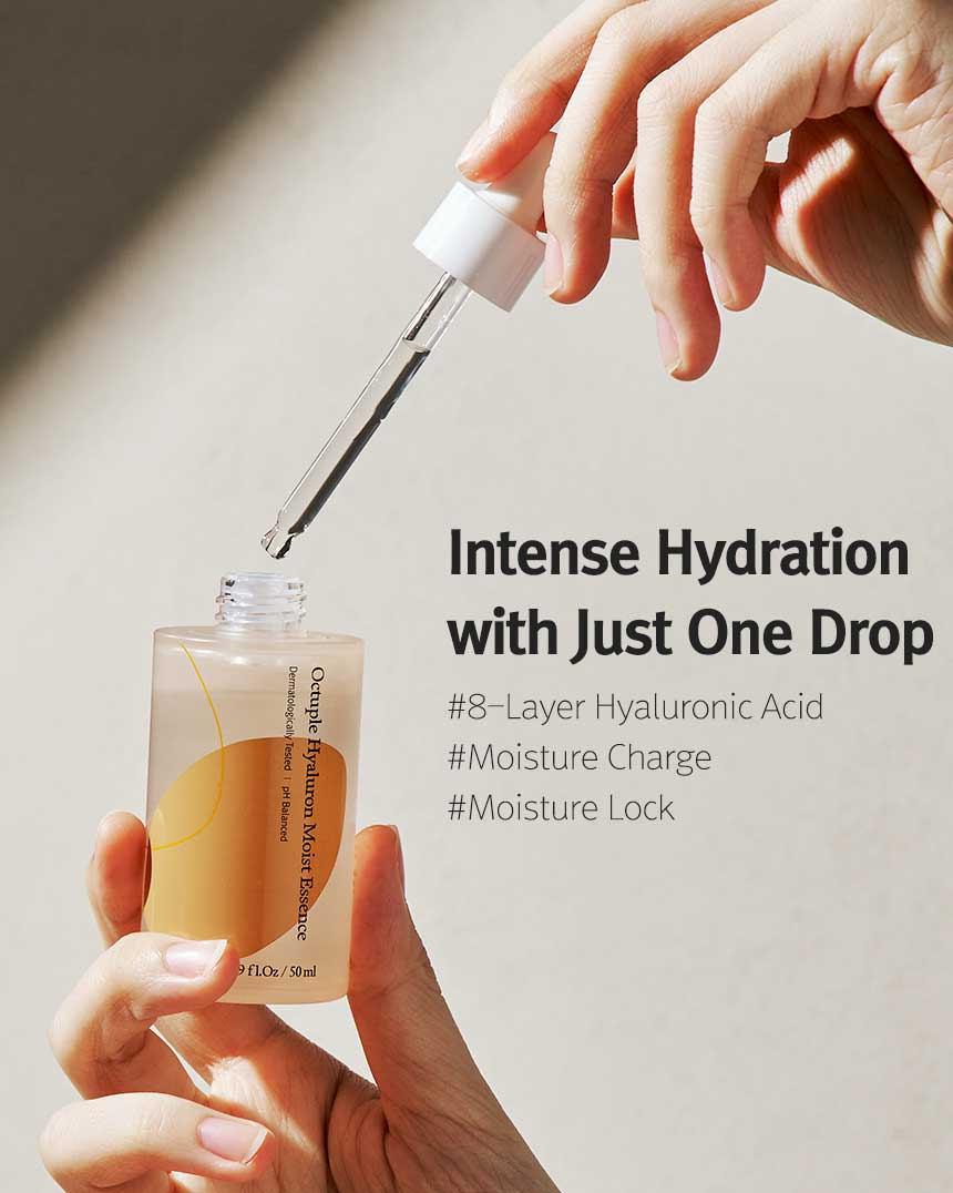 12GRABS Octuple Hyaluron Moist Essence 50ml - LUUELA