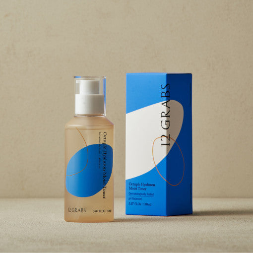 12GRABS Octuple Hyaluron Moist Toner 150ml - LUUELA